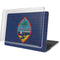 Guam Flag Dark Wood MacBook Pro 13in (2020) Case plus Skin